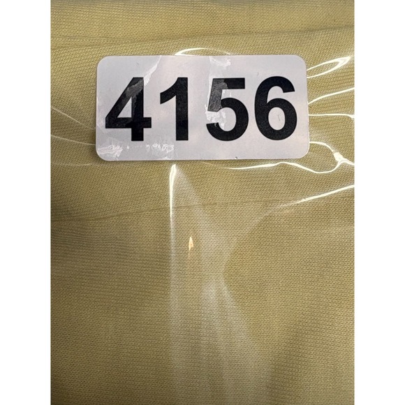 Garan Polo Shirt Short Sleeve Men's Yellow Pocket Detailing Logo XL 80's Vintage - Picture 6 of 6